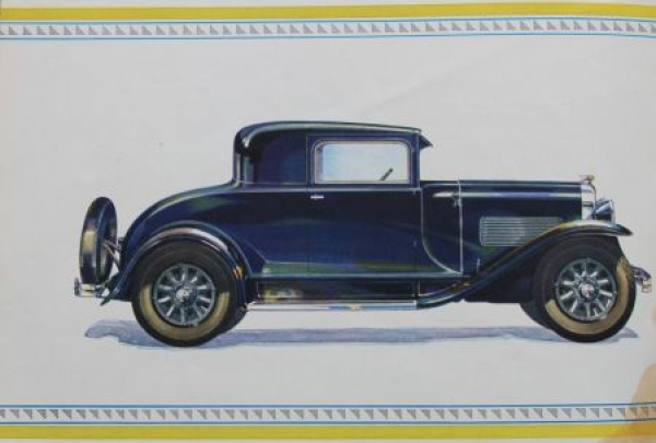 Pontiac Big Six Modelprogram 1930 Carbrochure (3935)