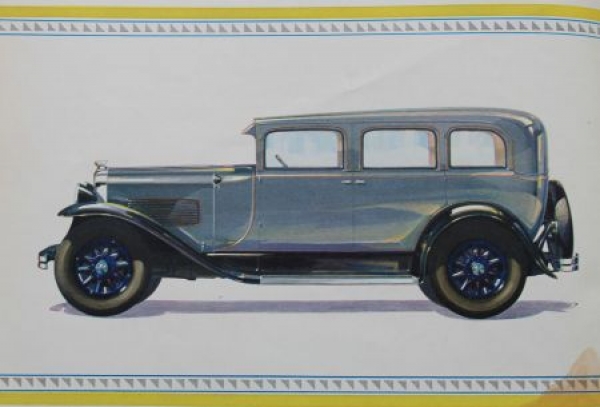 Pontiac Big Six Modelprogram 1930 Carbrochure (3935)