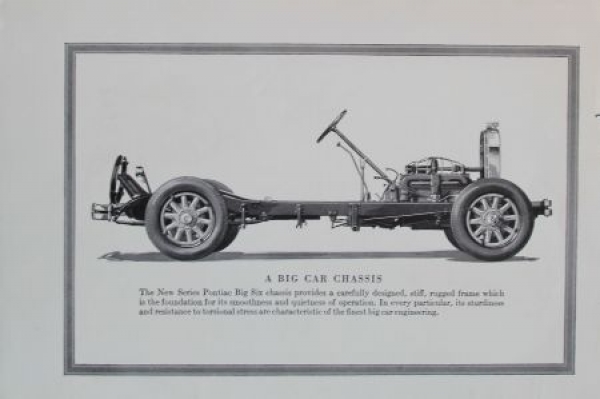 Pontiac Big Six 1928 Modelprogram "New Series" Carbrochure (8337)