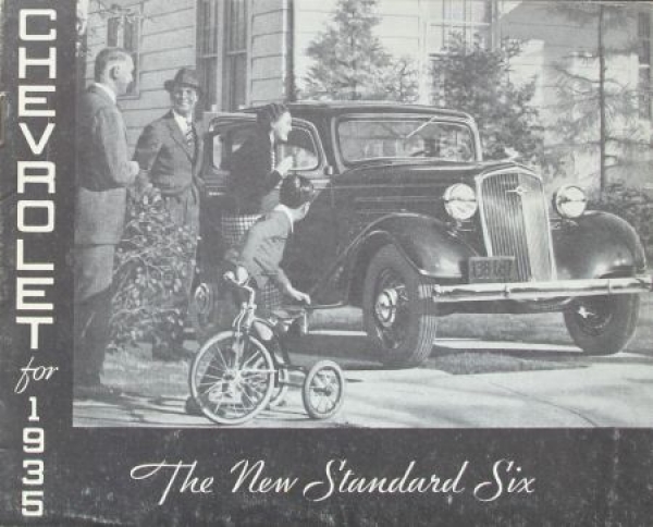 Chevrolet Modelprogram 1935 "The new Standard" Carbrochure (3907)