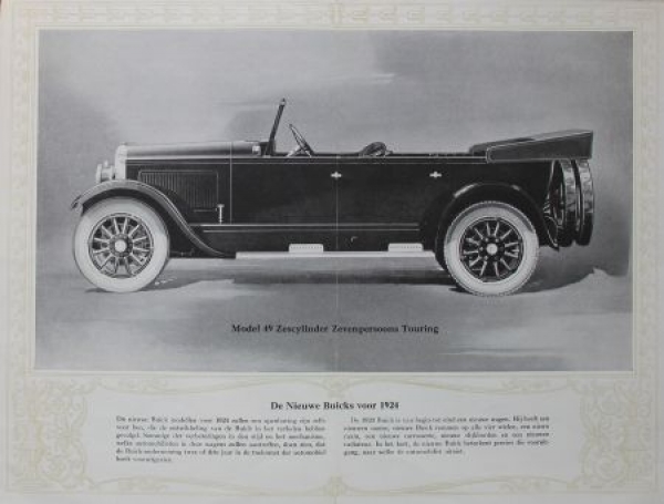 Buick Modelprogram 1924 Carbrochure (3899)