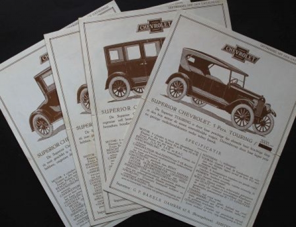 Chevrolet Superior Modelprogram 1926 Carbrochure (3895)