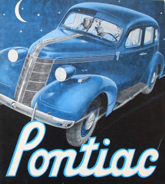 Pontiac Modelprogram 1937 Carbrochure (3893)