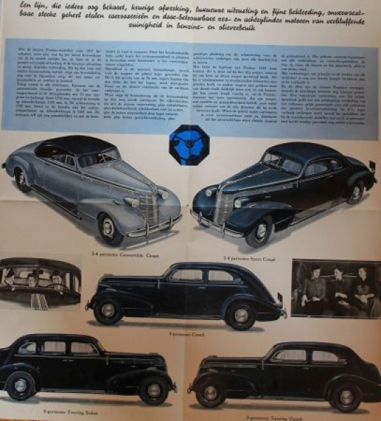 Pontiac Modelprogram 1937 Carbrochure (3893)
