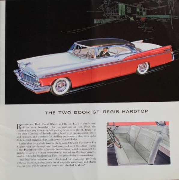Chrysler New Yorker Modelprogram 1955 Carbrochure (3939)