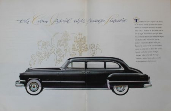 Chrysler Imperial Modelprogram 1954 Carbrochure (3411)