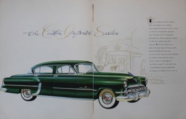 Chrysler Imperial Modelprogram 1954 Carbrochure (3411)