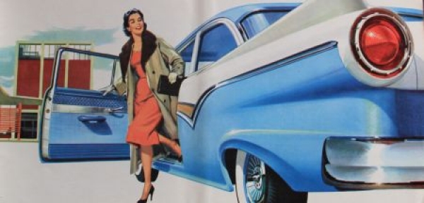 Ford Custom 300 Modelprogram 1957 Carbrochure (3992)