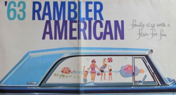 American Motors Rambler American 440 Modelprogram 1963 Carbrochure (4031)