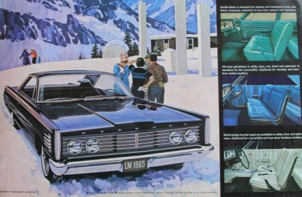 Ford Mercury Modelprogram 1965 Carbrochure (4030)