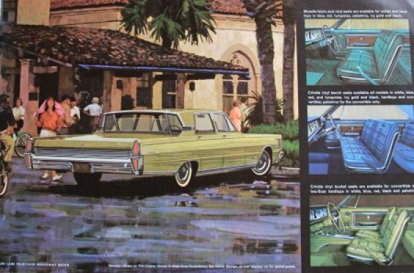 Ford Mercury Modelprogram 1965 Carbrochure (4030)