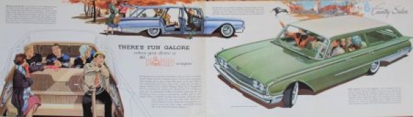 Ford Station Wagon Modelprogram 1960 Carbrochure (4028)