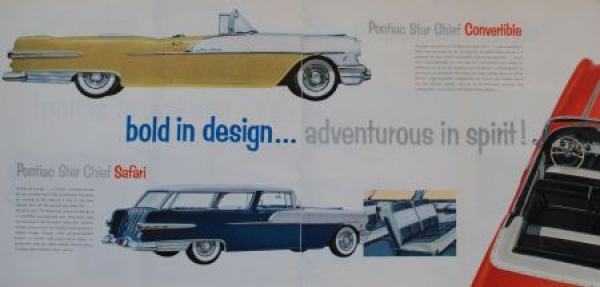 Pontiac Modelprogram 1956 Strato-Streak Carbrochure (4019)
