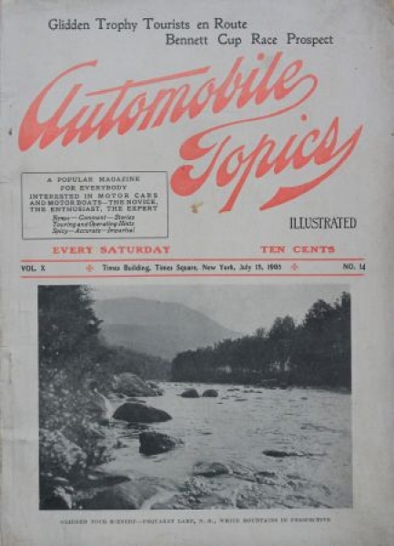 "Automobile Topics" Automobil-Motorracing-Magazine 1905 (0254)