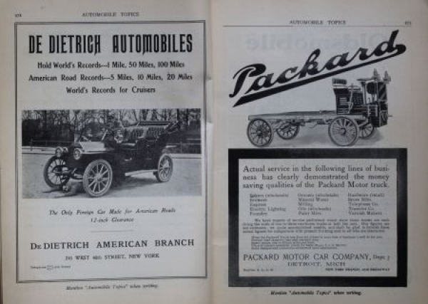 "Automobile Topics" Automobil-Motorracing-Magazine 1905 (0254)