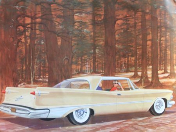 Chrysler Imperial Modelprogram 1959 Carbrochure with original envelope (4014)