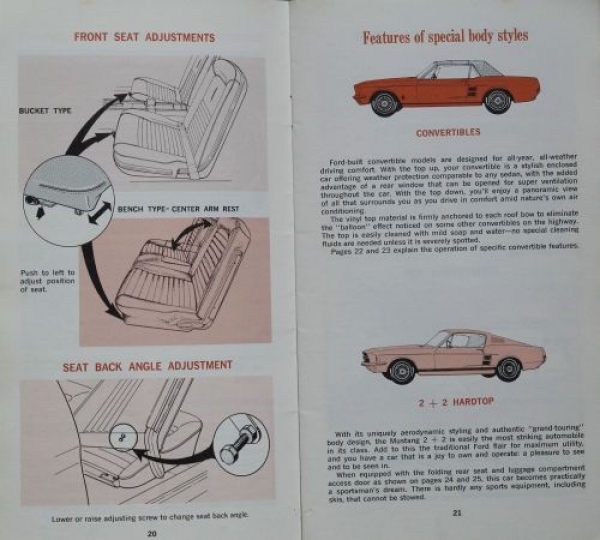 Ford Mustang 1967 Owner-Manual (0260)