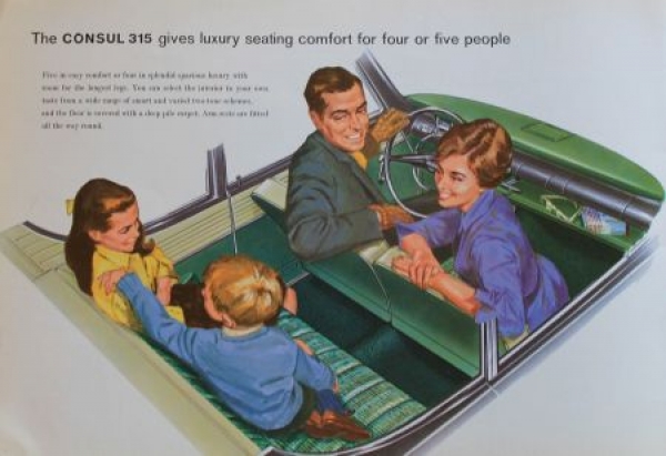 Ford Consul 315 Modelprogram 1962 Carbrochure (3888)