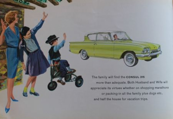 Ford Consul 315 Modelprogram 1962 Carbrochure (3888)