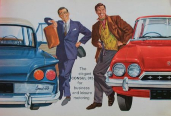 Ford Consul 315 Modelprogram 1962 Carbrochure (3888)