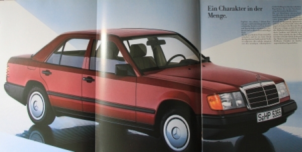 Mercedes-Benz 200 D  -300 D Modelprogram 1985 Carbrochure (0271)