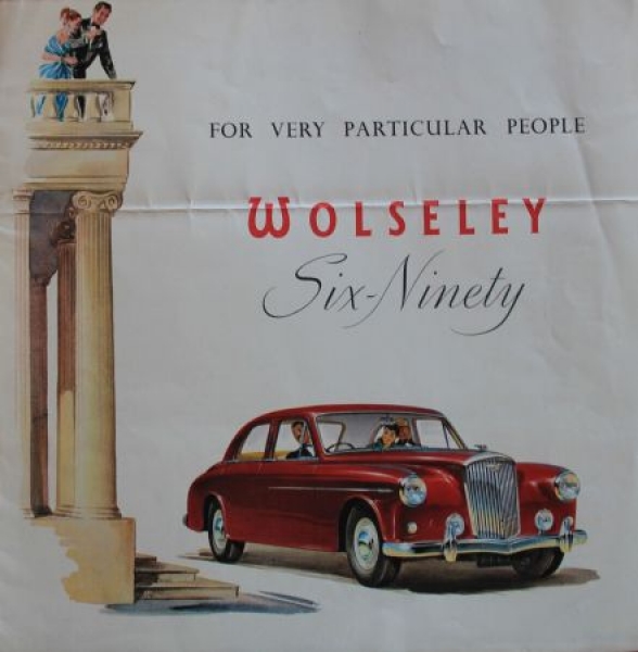 Wolseley Six-Ninety Modelprogram 1957 Carbrochure (3879)