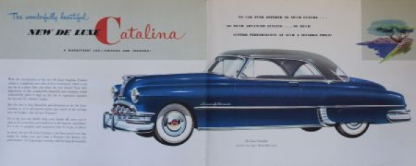 Pontiac Catalina Modelprogram 1950 Carbrochure (3873)