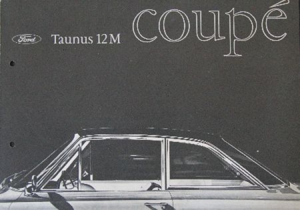 Ford Taunus 12 M Coupe Modelprogram 1964 Carbrochure (0279)