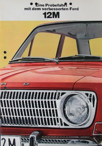 Ford Taunus 12 M Modelprogram 1966 Carbrochure (0288)