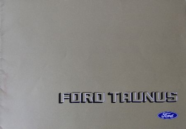 Ford Taunus Modelprogram 1979 Carbrochure (0289)