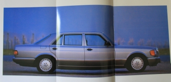 Mercedes-Benz S-Klasse Modelprogram 1989 Carbrochure (0315)