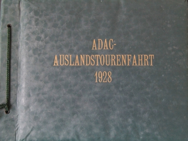 ADAC 1928 "Foreigenrally 1928" Motorsport-History with original photos (0321)