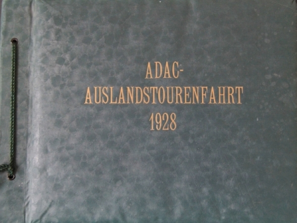 ADAC 1928 "Auslandstourenfahrt 1928" Motorsport-Historie mit Originalfotos (0321)