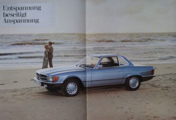 Mercedes-Benz 280 SL - 450 SL Modelprogram 1978 Carbrochure (0130)