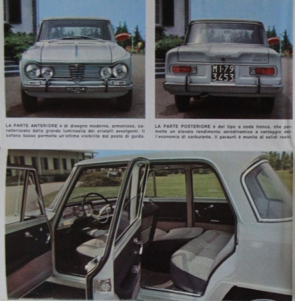 Alfa Romeo Giulia 1600 TI Modelprogram 1962 Carbrochure (0352)