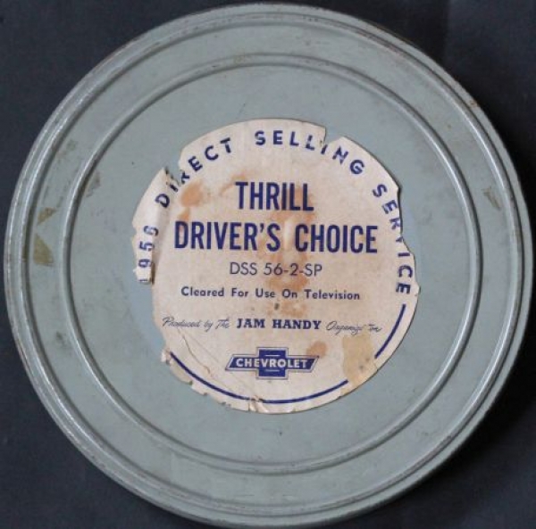 Chevrolet Movie 1956 "Thrill Driver's choice" in original filmcase (0134)