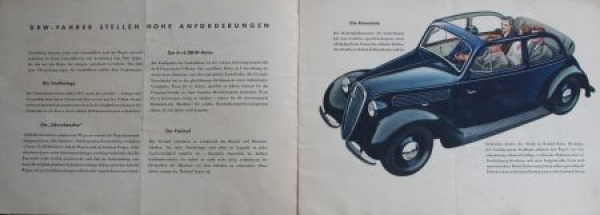 DKW Sonderklasse Modellprogramm 1939 Automobilprospekt (4868)