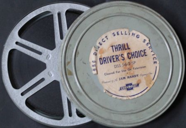 Chevrolet Movie 1956 "Thrill Driver's choice" in original filmcase (0134)