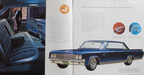 Oldsmobile Super 88 Starfire Modelprogram 1963 Carbrochure (3858)