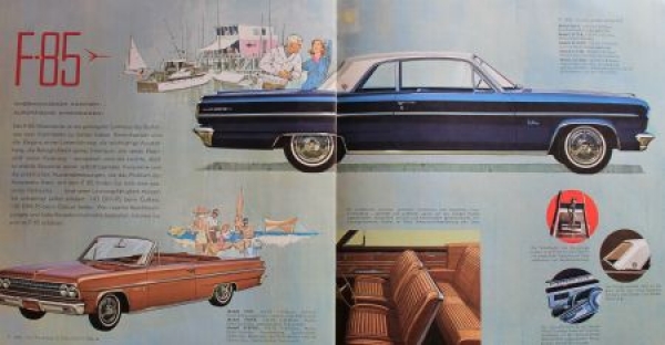 Oldsmobile Super 88 Starfire Modelprogram 1963 Carbrochure (3858)