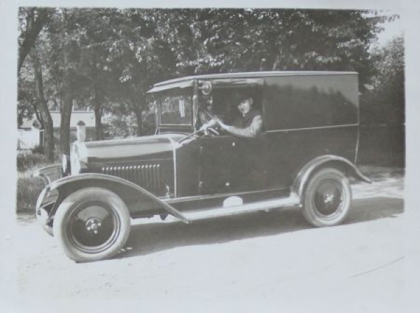 Opel 4/12 PS Lieferwagen 1928 Originalfoto (0361)