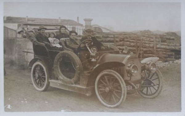 Berliet 4-Seater Convertible 1912 Postcard (0359)