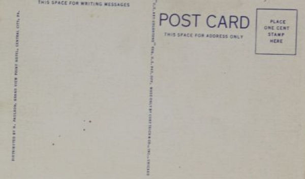 Esso Standard Gasstation 1939 "Service Station on US 30" Advertising-Postcard (0357)