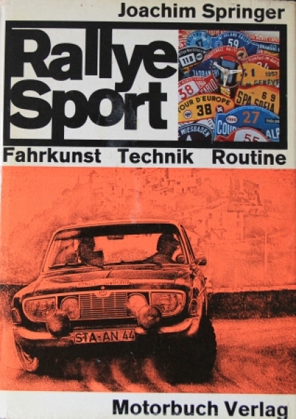 Springer "Rallye Sport - Fahrkunst und Technik" 1966 Rallye-Racing-Technic (0434)