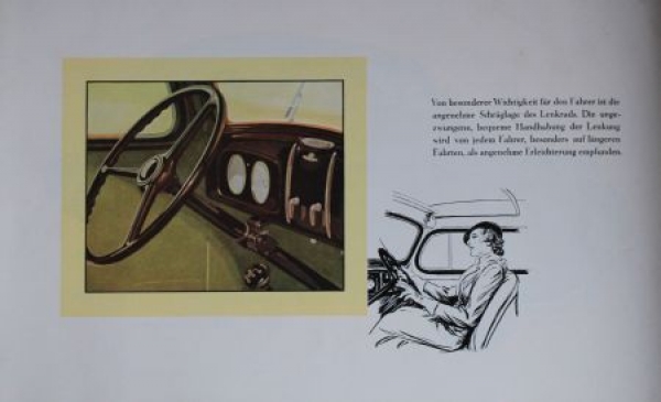 Opel 6 Cylindre Modelprogram 1938 Carbrochure (0450)