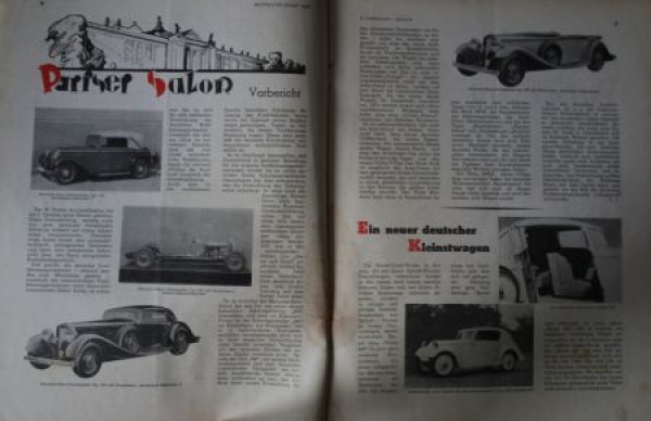 "Motor & Sport" Motor-Zeitschrift Pössneck 1933 (0404)