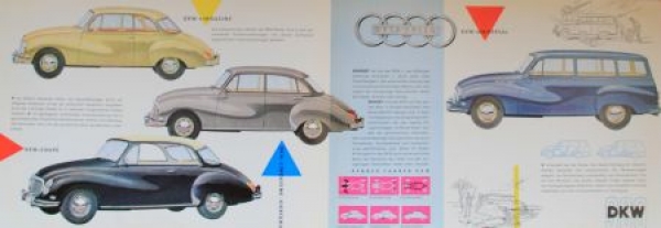 DKW 900 Modelprogram 1960 "Bewaehrt und begehrt" Carbrochure (3829)