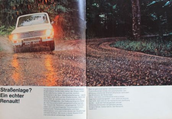 Renault 6 Modelprogram 1968 Carbrochure (3831)