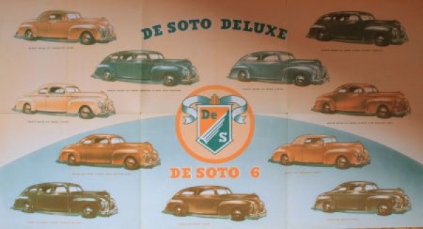 DeSoto Modelprogram 1940 Carbrochure (3824)