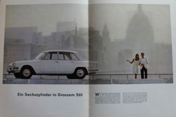 Triumph 2000 Modelprogram 1962 Carbrochure (3820)
